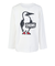 チャムス（CHUMS）キッズ ブービーロゴブラッシュド ロングスリーブTシャツ CH21-1294-W001