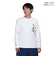 チャムス（CHUMS）インスタントカメラポケット ブラッシュド 長袖Tシャツ CH01-2451-W001