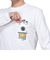 チャムス（CHUMS）インスタントカメラポケット ブラッシュド 長袖Tシャツ CH01-2451-W001
