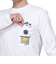 チャムス（CHUMS）インスタントカメラポケット ブラッシュド 長袖Tシャツ CH01-2451-W001