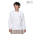 チャムス（CHUMS）長袖Tシャツ ロンT 屋台でオツカレ! ブラッシュド ロングスリーブ CH01-2452-W001 ホワイト
