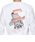 チャムス（CHUMS）長袖Tシャツ ロンT 屋台でオツカレ! ブラッシュド ロングスリーブ CH01-2452-W001 ホワイト