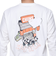 チャムス（CHUMS）長袖Tシャツ ロンT 屋台でオツカレ! ブラッシュド ロングスリーブ CH01-2452-W001 ホワイト