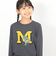 マーモット（Marmot）キッズ 長袖 イニシャルマーヴィンTシャツ TSAKC111-DGRAY 速乾