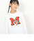 マーモット（Marmot）キッズ 長袖 イニシャルマーヴィンTシャツ TSAKC111-WHITE 速乾
