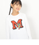 マーモット（Marmot）キッズ 長袖 イニシャルマーヴィンTシャツ TSAKC111-WHITE 速乾