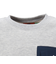 クリフメイヤー（KRIFF MAYER）ジュニア スウェット トレーナー ヤマロゴ ポケクルー 2417862K:15:GRAY グレー バックプリント