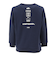 クリフメイヤー（KRIFF MAYER）ジュニア スウェット トレーナー ヤマロゴ ポケクルー 2417862K:79:NAVY ネイビー バックプリント
