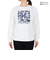 ホールアース（Whole Earth）ロンT プリント長袖Tシャツ hike WE2SDZ35 WHT 速乾