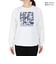 ホールアース（Whole Earth）ロンT プリント長袖Tシャツ hike WE2SDZ35 WHT 速乾