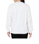 ホールアース（Whole Earth）ロンT プリント長袖Tシャツ hike WE2SDZ35 WHT 速乾