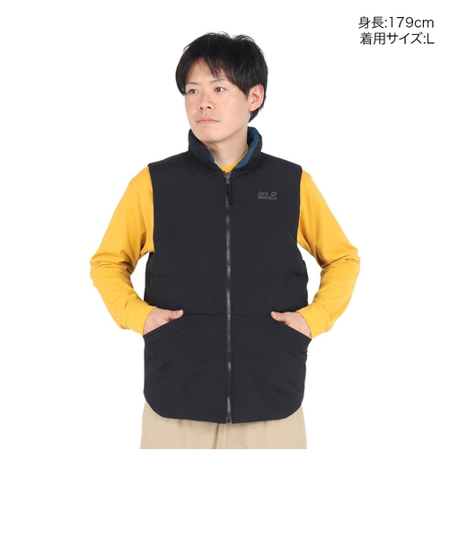 ジャックウルフスキン（JackWolfskin）ランバージャック ダウンベスト