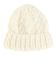 チャムス（CHUMS）ニット帽 ニットキャップ ネパールニットワッチ CH05-1397-W004 ホワイト ウール100％ ケーブル編み