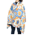 タオル 大判 ヨガ ビーチ アウトドア GROOVY FLOWERS BLUE ORANGE TOWEL 1700010158231