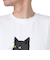 ゴースローキャラバン（GOSLOWCARAVAN）イワナ猫 長袖Tシャツ 341902 WHT