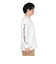 チャムス（CHUMS）長袖Tシャツ チャムスボウル ロングスリーブTシャツ CH01-2514-W001 ホワイト バックプリント 耐久性