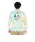 チャムス（CHUMS）長袖Tシャツ ロンT ブービーロゴTシャツ CH01-2275-Z358 オレンジ×グリーン バックプリント 綿100