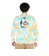 チャムス（CHUMS）長袖Tシャツ ロンT ブービーロゴTシャツ CH01-2275-Z358 オレンジ×グリーン バックプリント 綿100