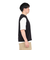 チャムス（CHUMS）半袖Tシャツ + ベスト キーストーン レイヤードTシャツ CH00-1493-K001 ブラック 重ね着 セット