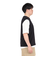 チャムス（CHUMS）半袖Tシャツ + ベスト キーストーン レイヤードTシャツ CH00-1493-K001 ブラック 重ね着 セット