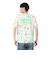 チャムス（CHUMS）半袖Tシャツ エルブレスコラボ LB ロゴ Glow Tシャツ CH01-2574-Z358 オレンジ×グリーン 蓄光 綿100
