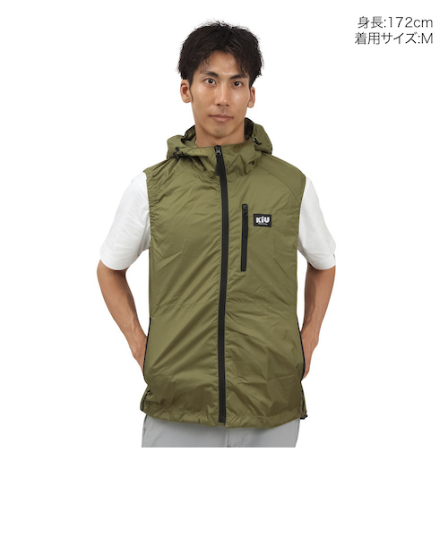 KIU 空調服 ブラック エアコンディションドベスト Amazon.co.jp: KiU