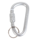 ハイマウント（High MOUNT）カラビナ 金具 スクリューロック 8 シルバー 23564