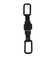 ハイマウント（High MOUNT）カラビナ 金具 ロック ダブルカラビナ BK 23840