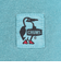 チャムス（CHUMS）半袖Tシャツ チャムススターハリケーンTシャツ CH01-2529-T041 ターコイズ 綿100 ピグメント加工