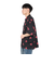 ゴースローキャラバン（GOSLOWCARAVAN）ブッチャー総柄プリント半袖シャツ 340207 BLK