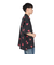 ゴースローキャラバン（GOSLOWCARAVAN）ブッチャー総柄プリント半袖シャツ 340207 BLK
