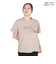 ホールアース（Whole Earth）半袖 ロゴ Tシャツ WE2TDZ54 BEG ベージュ 速乾