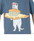 ゴースローキャラバン（GOSLOWCARAVAN）DOMDOM×GSC びたびたバターフィッシュ猫 半袖Tシャツ 341962 BLU ブルー
