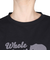 ホールアース（Whole Earth）長袖 BEAR Tシャツ WE2TDZ53 BLK ブラック 速乾