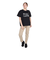 ホールアース（Whole Earth）半袖 ロゴ Tシャツ WE2TDZ54 BLK ブラック 速乾