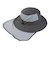 帽子 ハット トレッキング 登山 H INS SUNSHADE HAT RE25SST5700021 CGRY