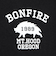 ボンファイア（Bonfire）半袖Tシャツ Wild boar 50BNF5SCD2374 BLK ブラック