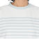ホールアース（Whole Earth）半袖Tシャツ BORDER WE2TDZ56 GRY グレー 速乾