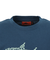 クリフメイヤー（KRIFF MAYER）ジュニア 楽LUCK-Tシャツ サメ J2444307:79:NAVY