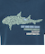 クリフメイヤー（KRIFF MAYER）ジュニア 楽LUCK-Tシャツ サメ J2444307:79:NAVY