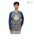 チャムス（CHUMS）スプラッシュ ブービーフェイス ロングスリーブTシャツ CH01-2541-Z354