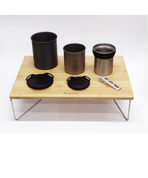 ソト（SOTO）コンパクトテーブル フィールドホッパーL BAMBOO ST-631BB