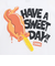 チャムス（CHUMS）Have A Sweet Day!! ドライ Tシャツ CH01-2536-W001 速乾