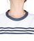 ホールアース（Whole Earth）ボーダー 半袖Tシャツ WE2TDZ56 WHT 速乾