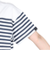 ホールアース（Whole Earth）ボーダー 半袖Tシャツ WE2TDZ56 WHT 速乾