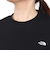 ザ・ノース・フェイス（THE NORTH FACE）半袖Tシャツ フラッシュドライ スモール ロゴ コットン NTW32534 K ブラック