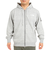 ザ・ノース・フェイス（THE NORTH FACE）パーカー フルジップ スクエアロゴフルジップ NT12335 Z グレー