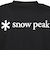 スノーピーク（snow peak）ロゴ Tシャツ 半袖 Printed Rogo T-Shirt BK NSD-TS-25AU004 019