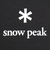 スノーピーク（snow peak）ロゴ 半袖 Tシャツ BLACK NSD-TS-25AU003 019