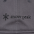 スノーピーク（snow peak）帽子 トレッキング 登山 ロゴキャップ CHARCOAL NSD-AC-25AU001 013